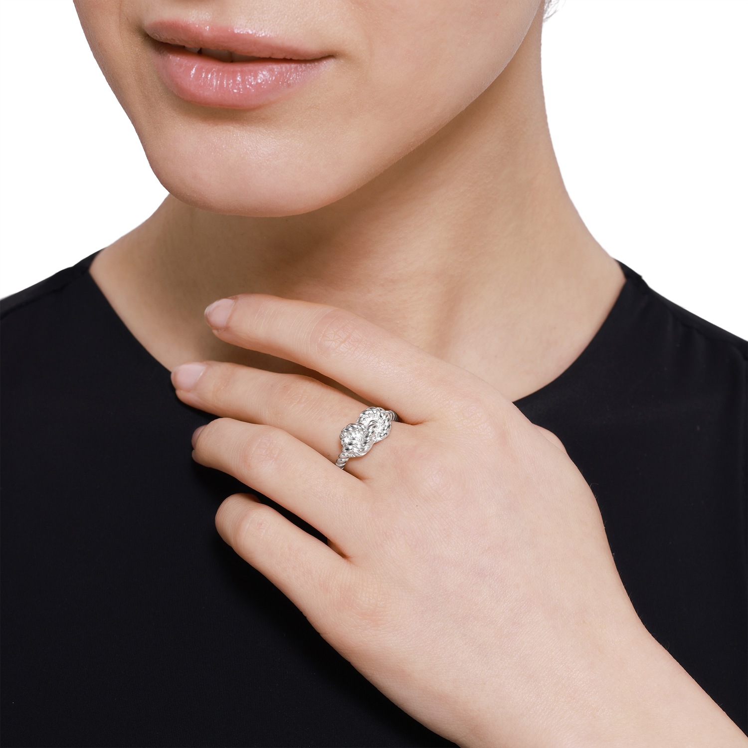 Heideman Bague Paulu couleur argentée polie