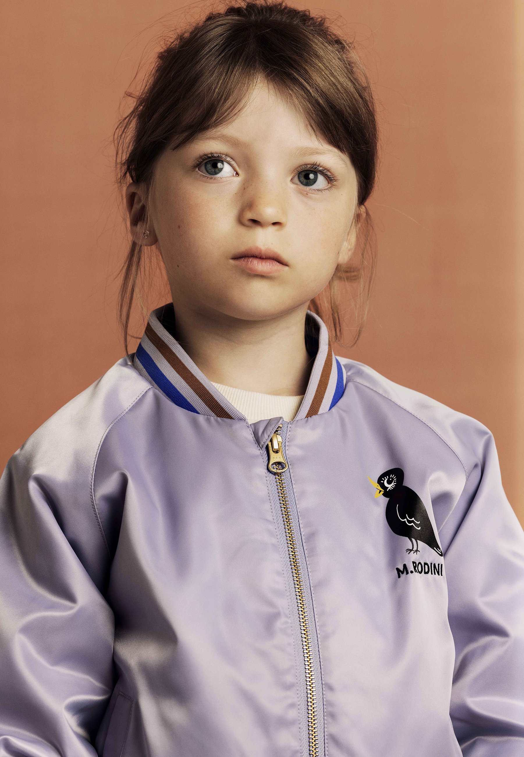Giacca da baseball leggera Mini Rodini BIRDS unisex - Bomber - viola