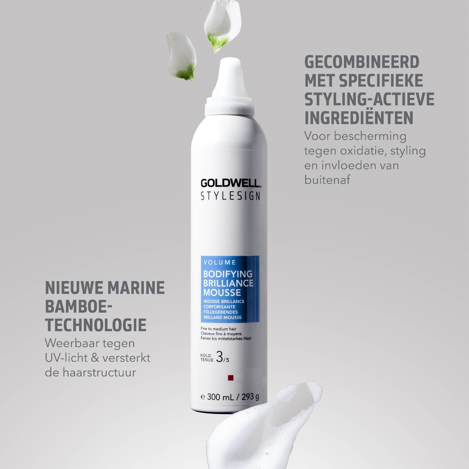 „Goldwell Stylesign Bodifying Brilliance“ plaukų putos, 300 ml