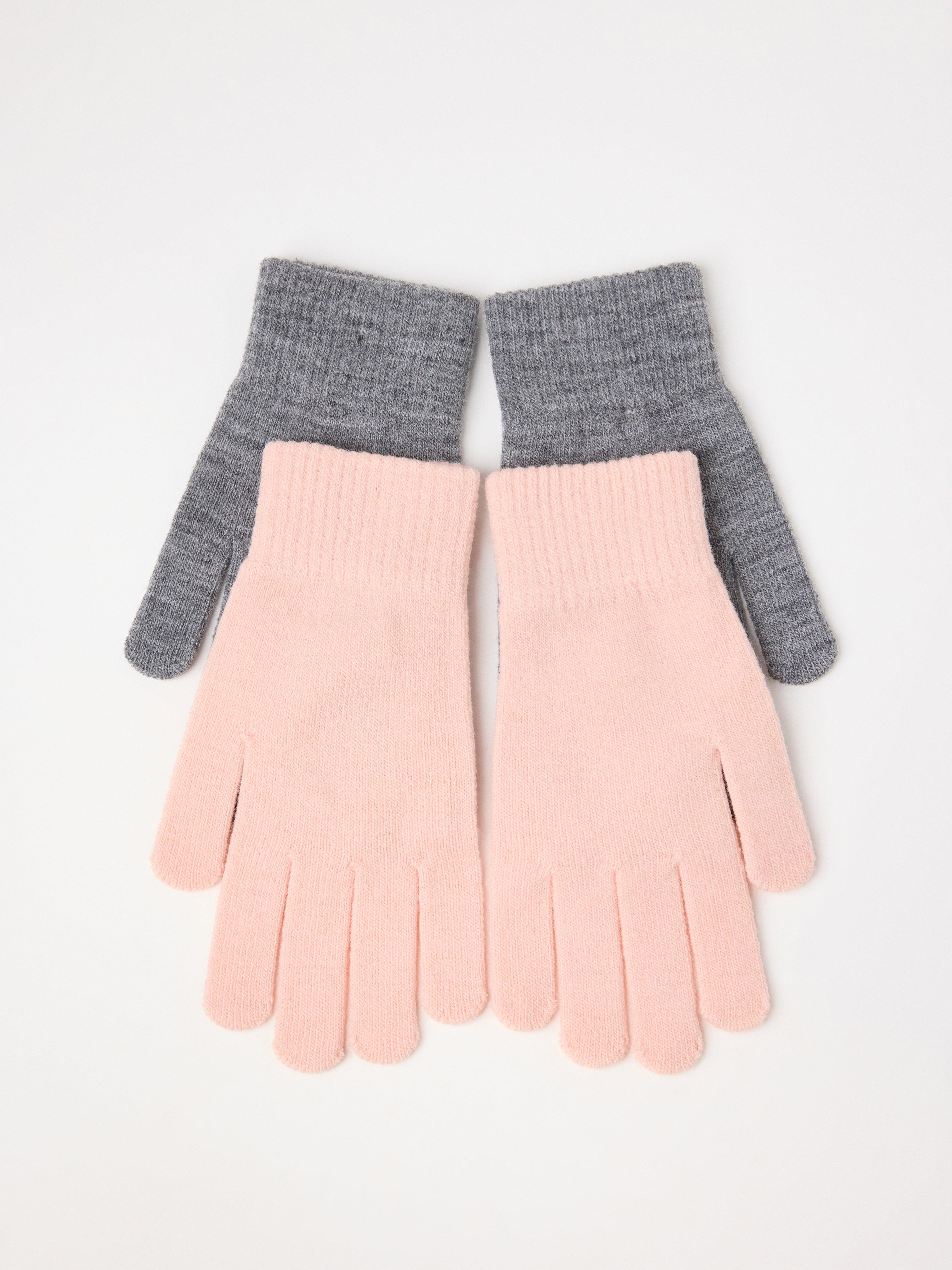 Conjunto de 2 luvas mágicas Coral Claro Acinzentado