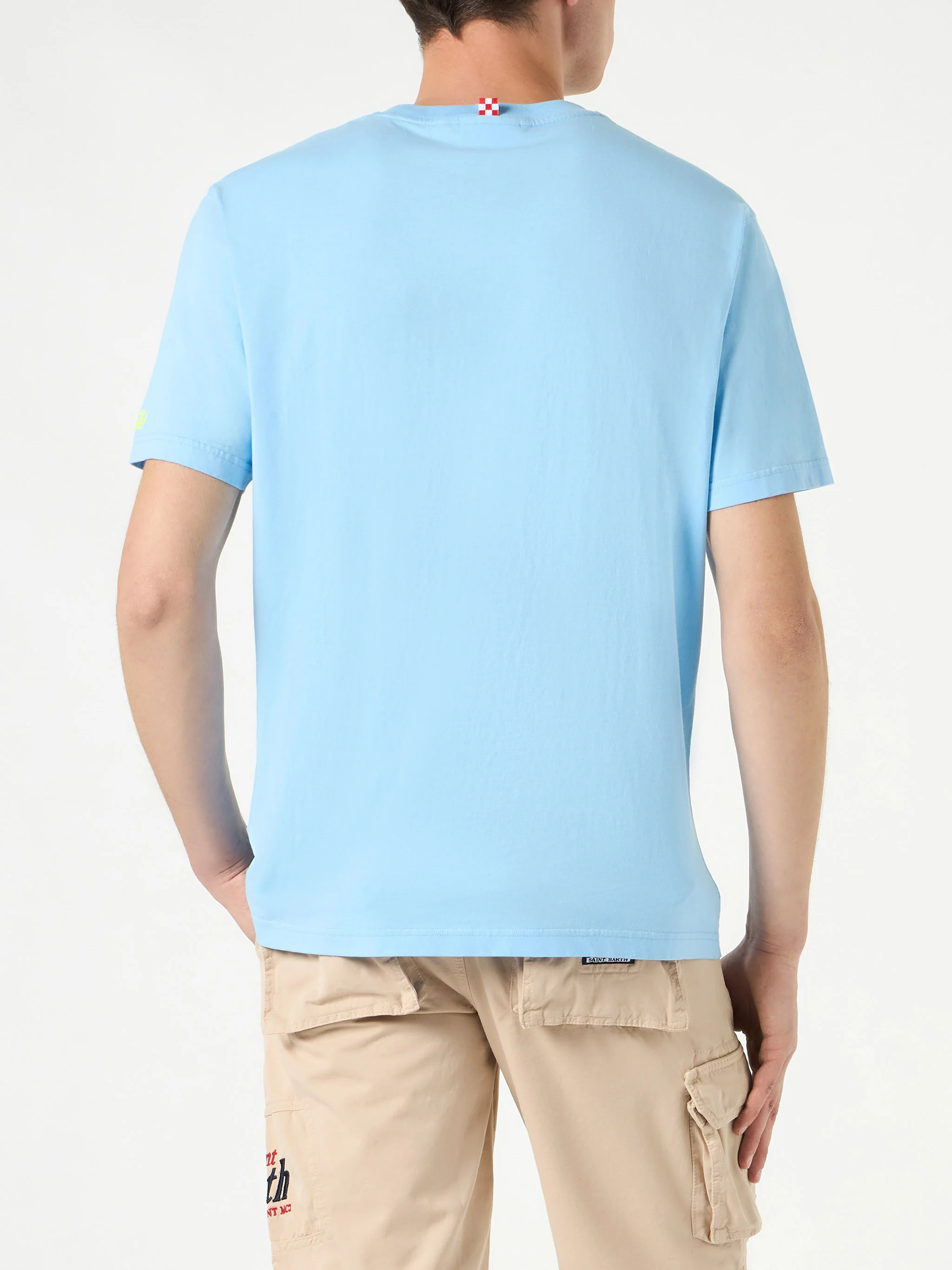 Heren katoenen T-shirt met Back to the Future autoprint | RETOUR