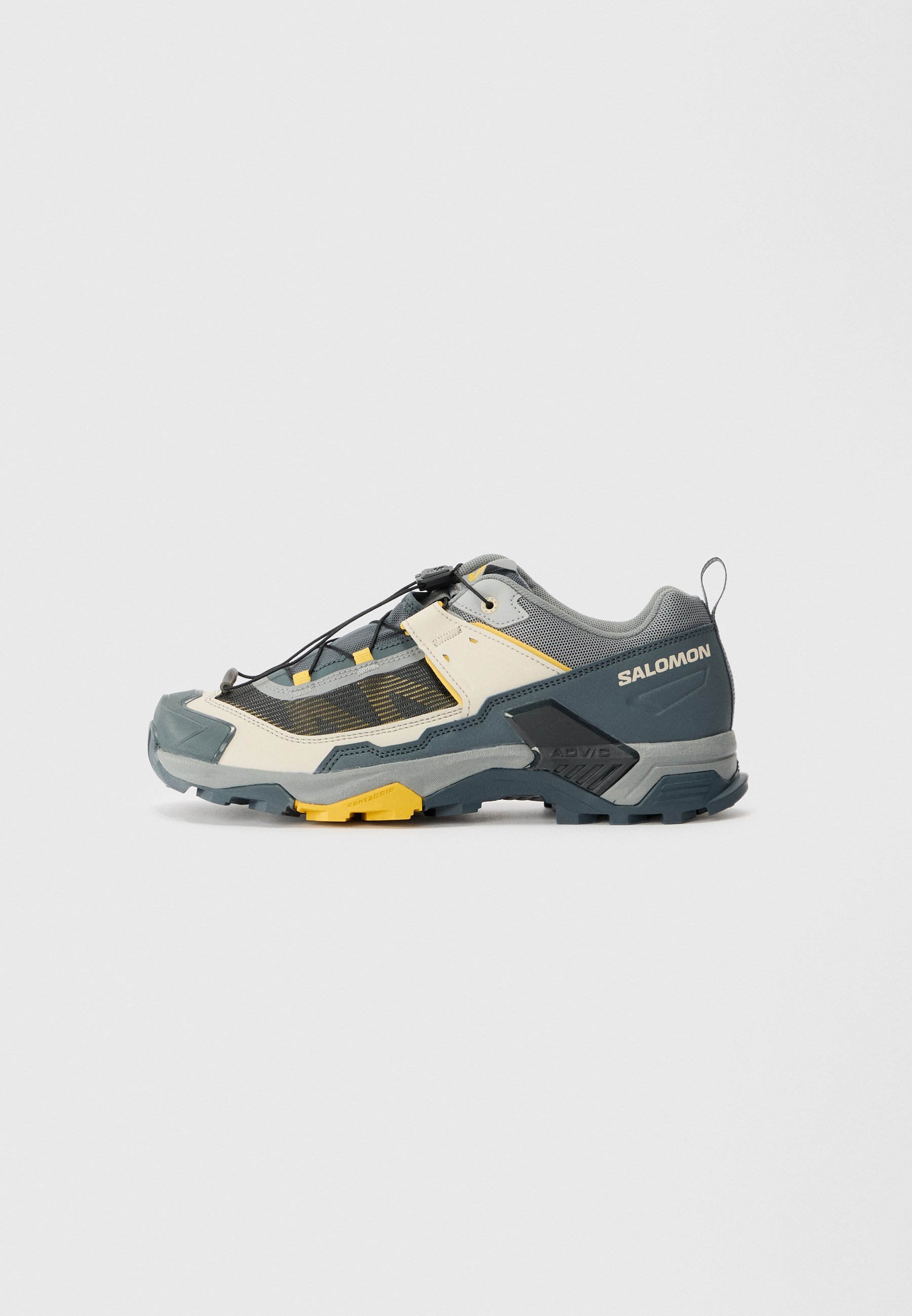 Salomon X ULTRA 5 - Chaussures de randonnée - Monument/Turbulence/Moutarde épicée