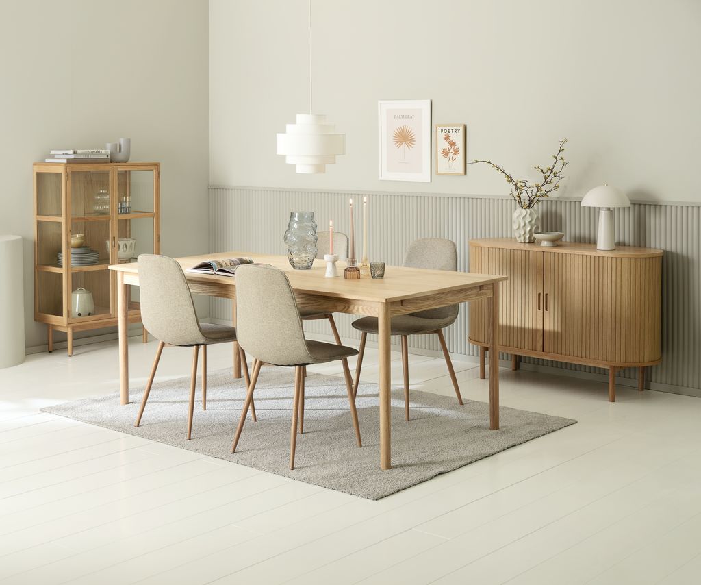 MARSTRUP BISTRUP MARSTRUP L190/280 hrast stol 4 BISTRUP stolica pijesak/hrast