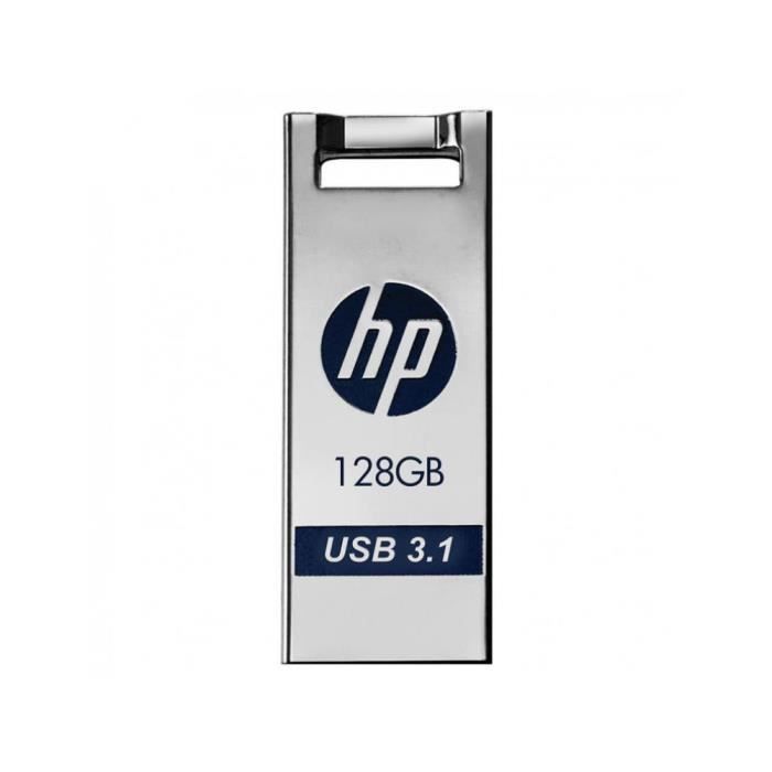 Chiavetta USB HP X795W METAL da 128 GB con interfaccia USB 3.1 - Capacità di archiviazione 128 GB - Interfaccia USB 3.0