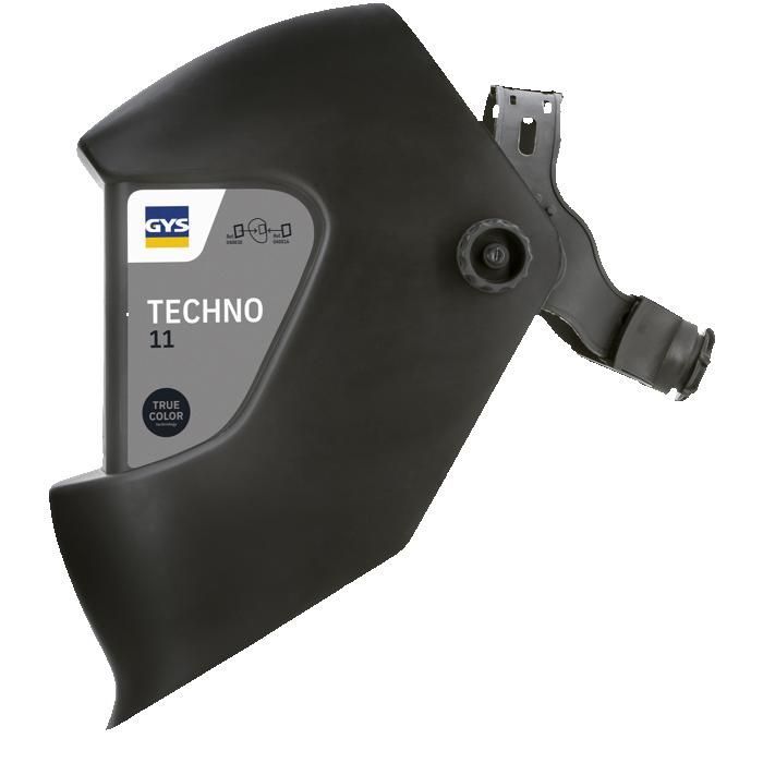 Casco de soldadura GYS Techno 11 negro con pantalla LCD a color real - 64997