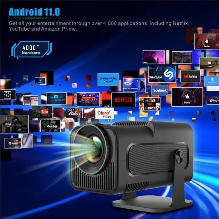 Videoprojektor – HY320 – Android 11 – 4K – 300 ANSI Lumen – BT 5.0