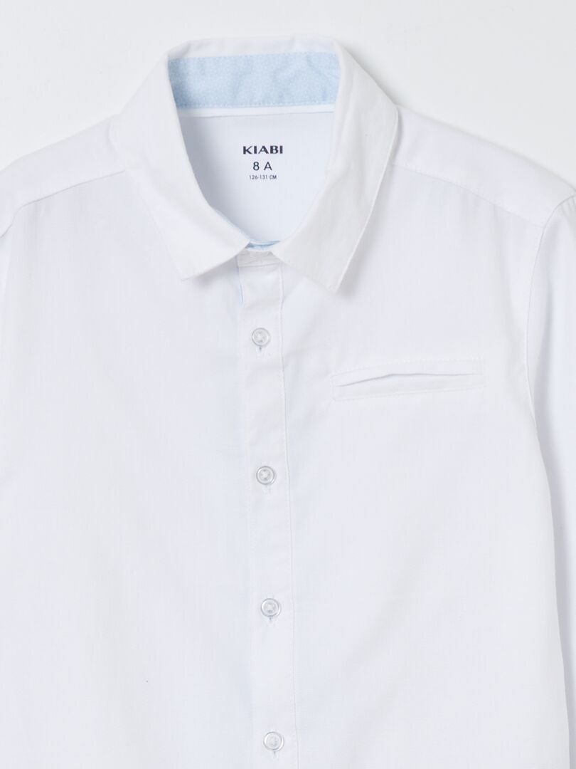 Camisa de algodón - AZUL