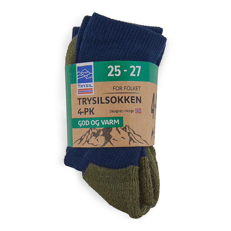 Trysil Trysil strumpor 4-pack storlek 25/27 Bra och varma