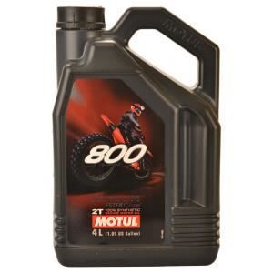 4L can of Motul 800 FACTORY LINE OFF ROAD RACING 2-stroke oil for motocross/TT