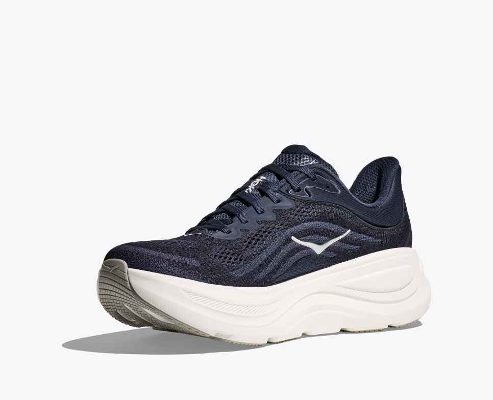 HOKA Bondi 9 Varsity Azul Marino / Blanco