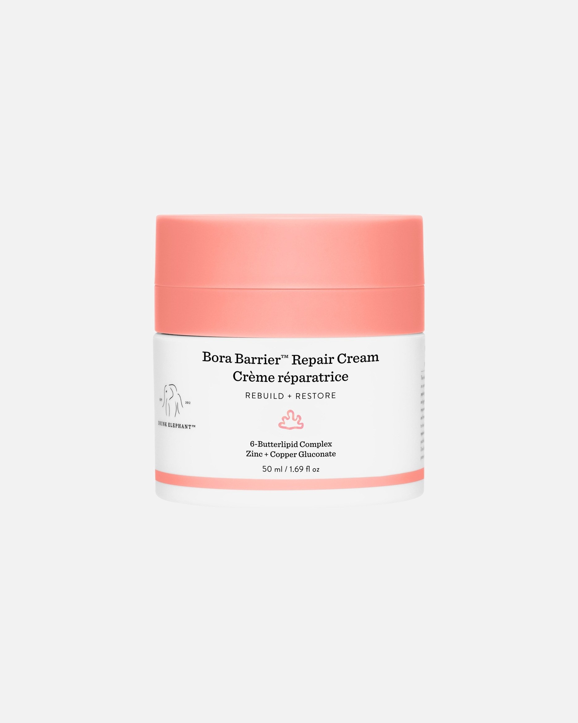 Drunk Elephant sejas krēms Bora Barrier™ atjaunojošais krēms - 50 ml