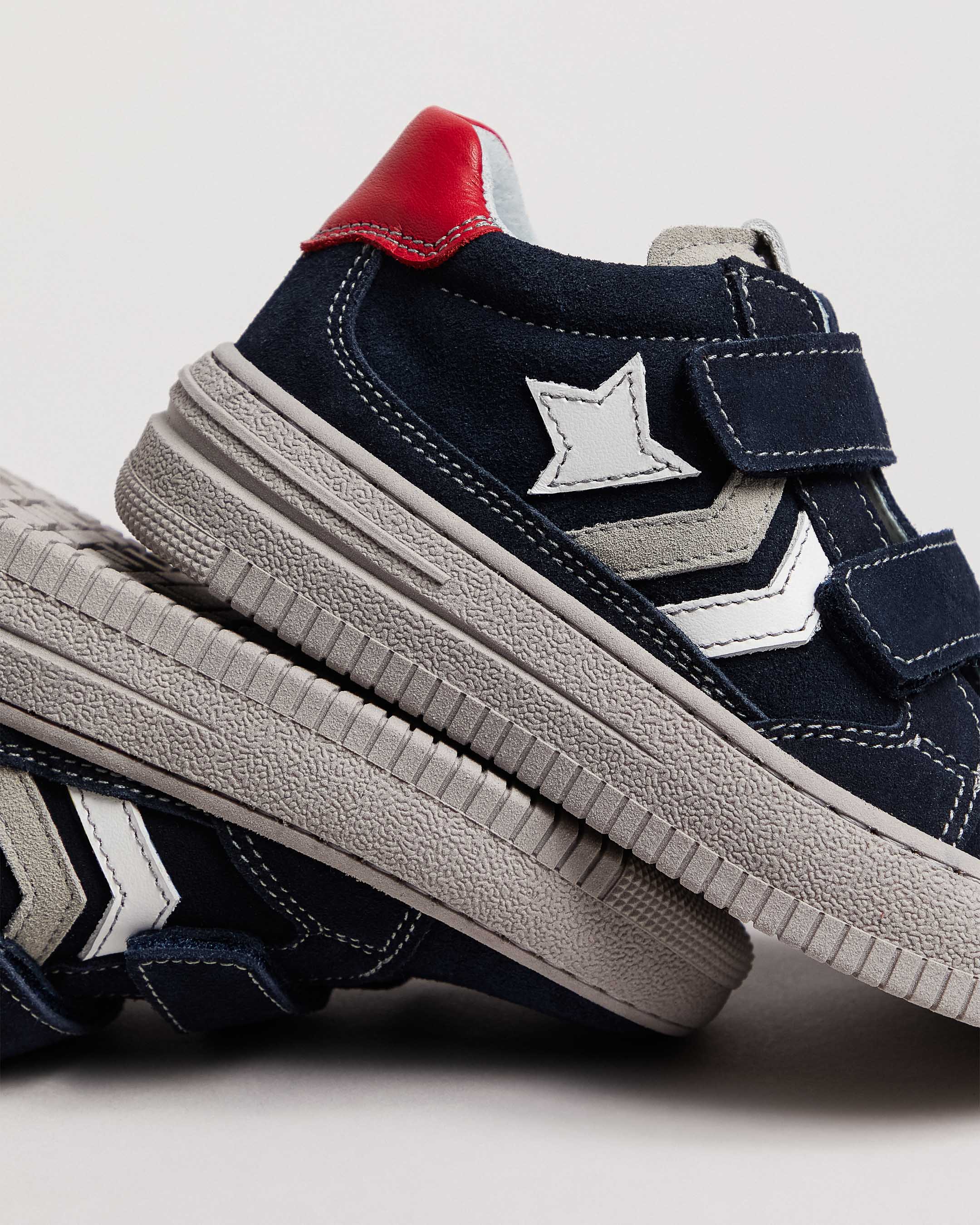  Baskets junior en daim et cuir pour enfants