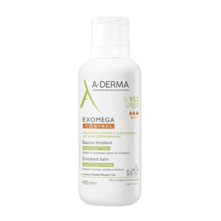 ADERMA Aderma Exomega Control baume adoucissant 400 ml nourrissant et apaisant