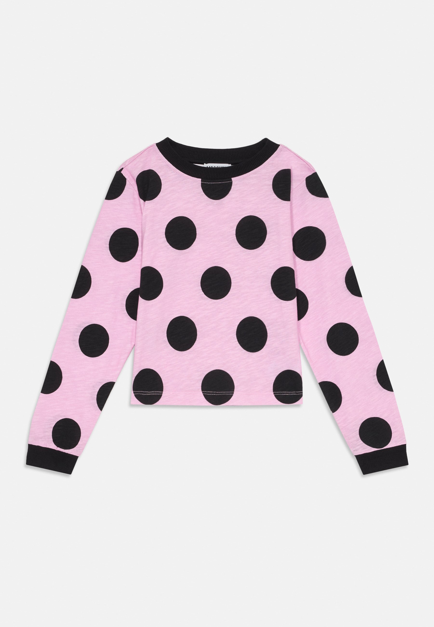 Top a maniche lunghe MOSCHINO - lilla/nero