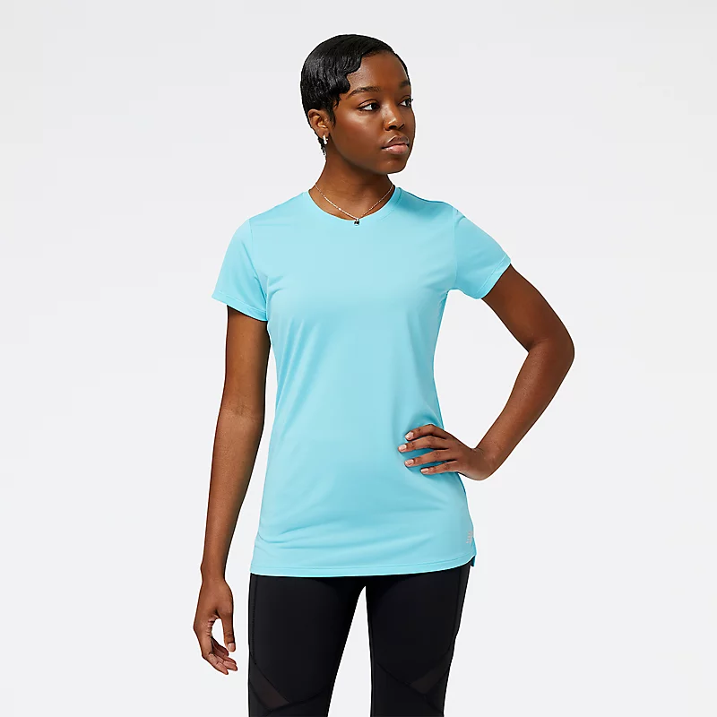 Women's Core Run Short Sleeve T-Shirt - SUMMER AQUA