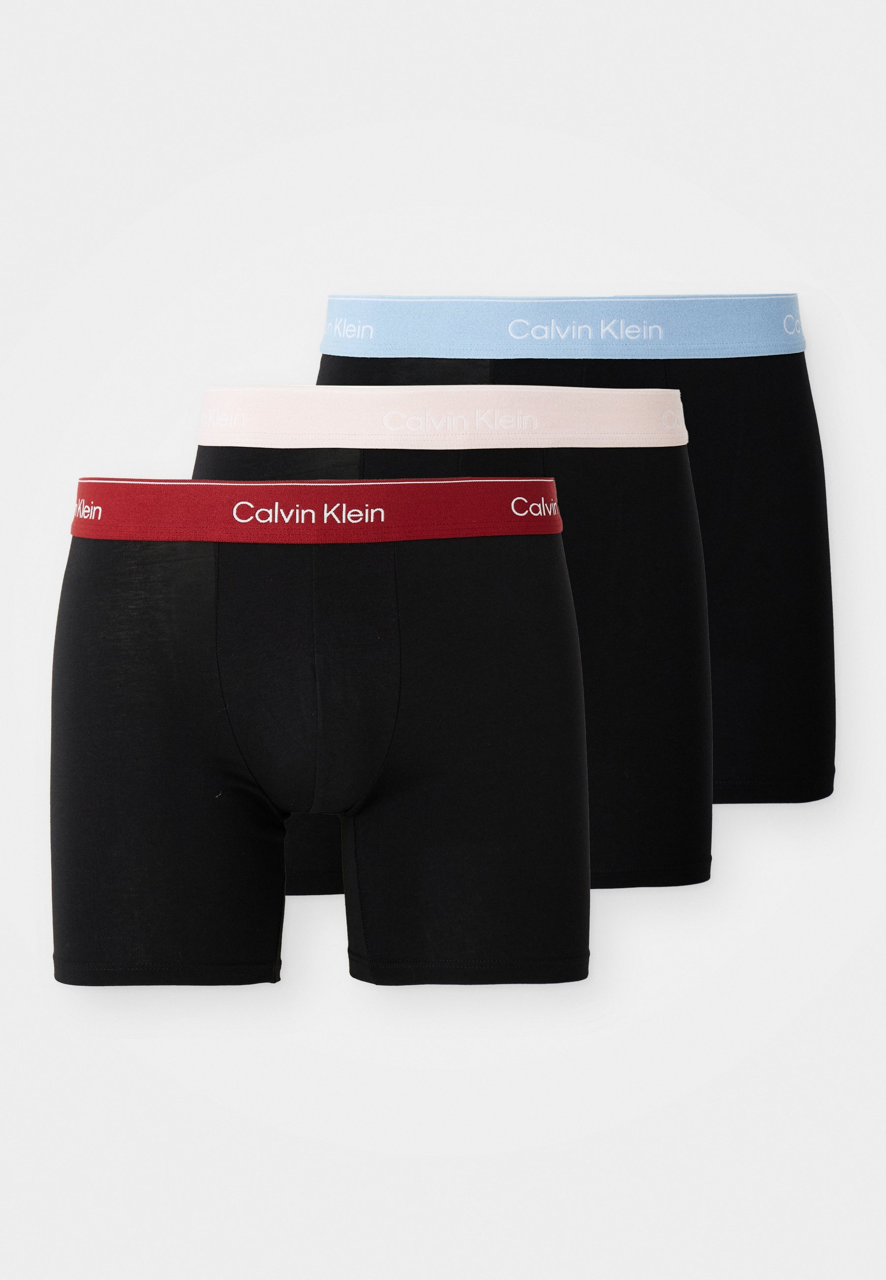 Lot de 3 slips Calvin Klein - Noir/Fruits des baies d'automne/Froid