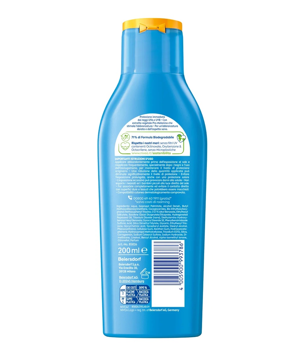 NIVEA Nivea Sun Protect & Bronze Milk FP50 Dupla proteção solar