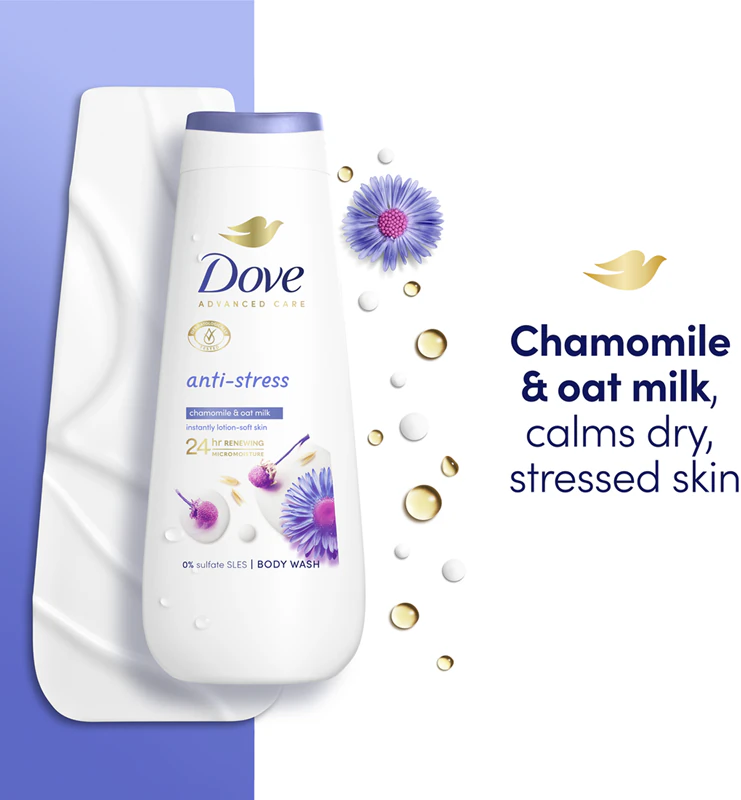 Hydratačný sprchový gél Dove Advanced Care Antistress