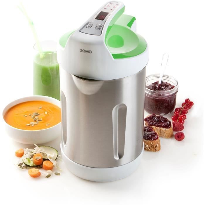 Liquidificador com aquecimento - DOMO - DO705BL - 1000 W - 2 L - Aço inoxidável - 6 programas
