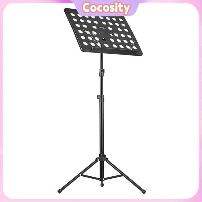 Treppiede per spartiti musicali Cocosity, per musicisti e strumenti a tastiera, colore nero.