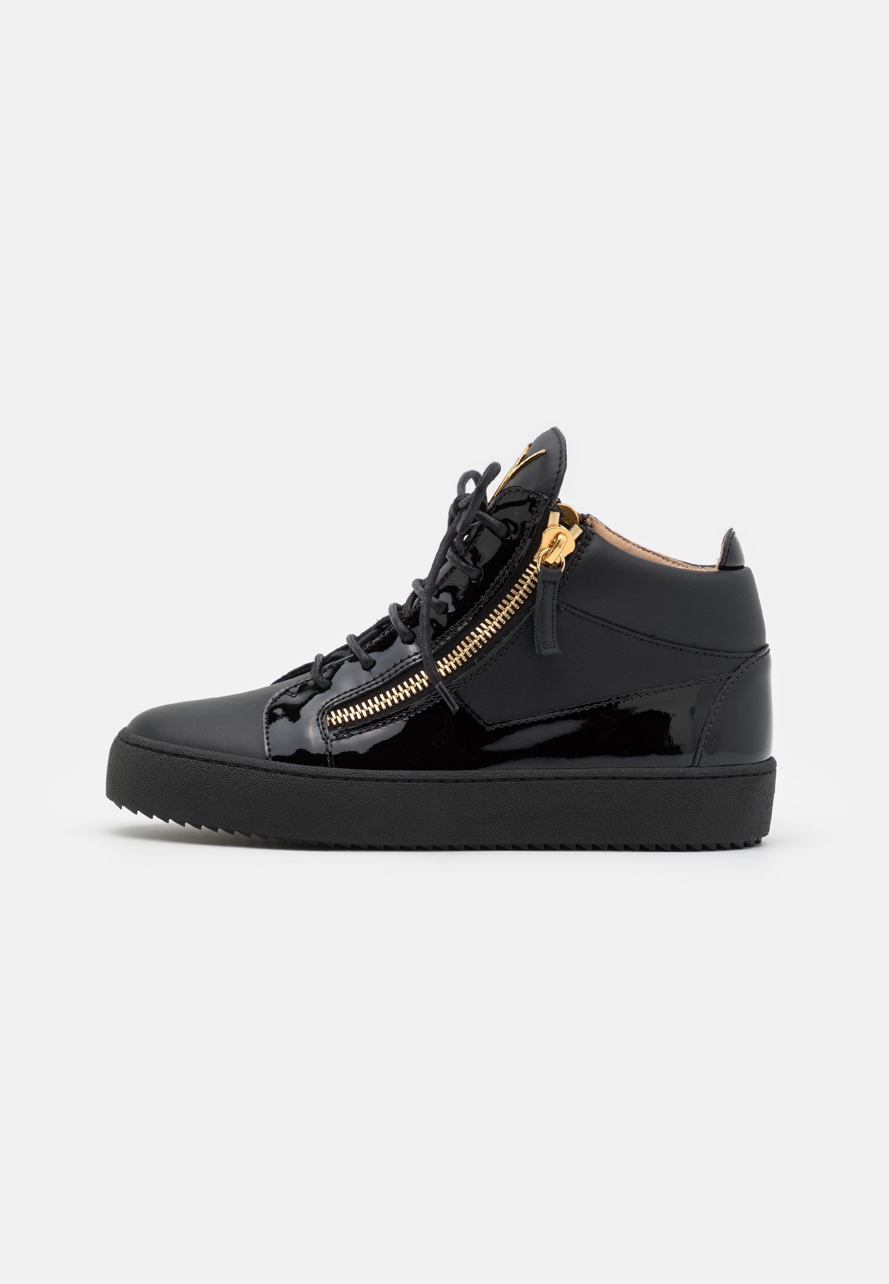 Giuseppe Zanotti MID TOP - Hoge sneakers - zwart/goud