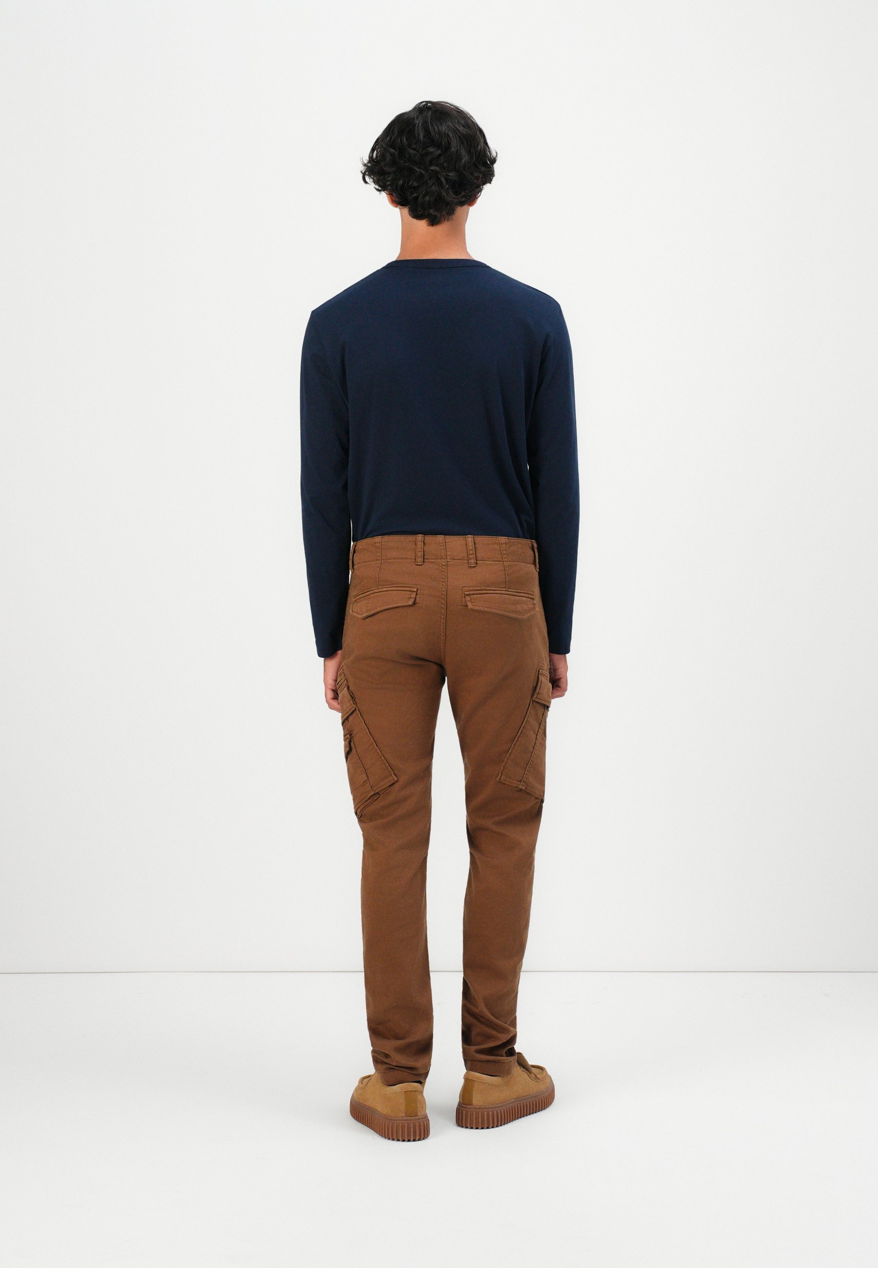 TOM TAILOR Cargobroek - donker palm