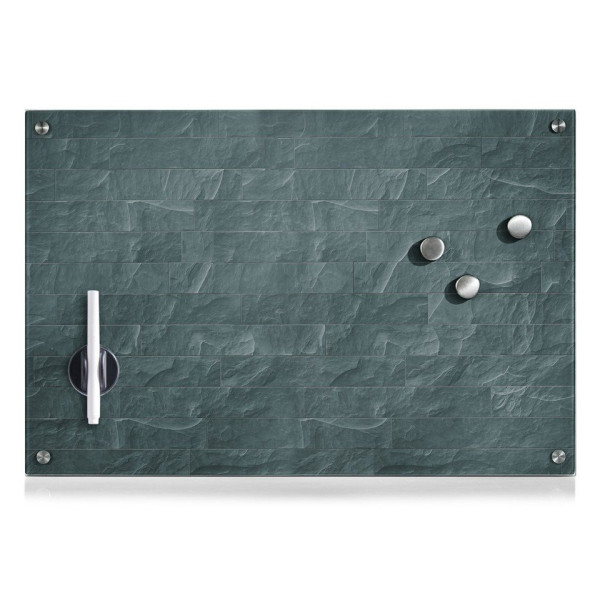 Szklana tablica magnetyczna STONEWALL, 60x40 cm