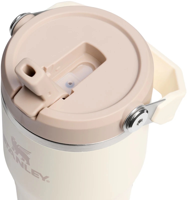 „Stanley IceFlow™ Flip Straw 2.0“ termo butelis su nerūdijančio plieno rankena
