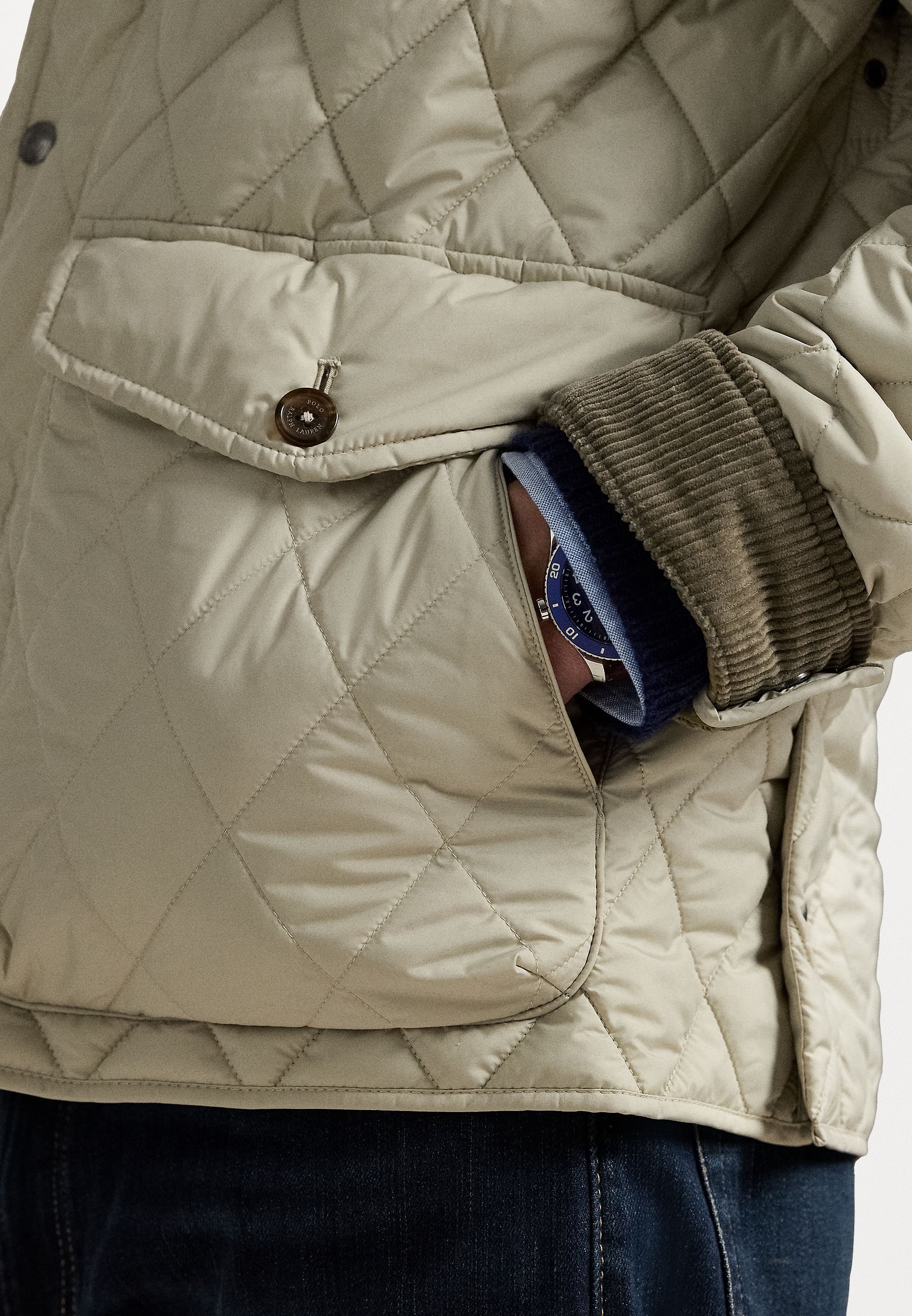 Lett jakke - navy/whitePolo Ralph Lauren THE BEATON QUILTED JACKET - Lett jakke - navy/whitePolo Ralph Lauren