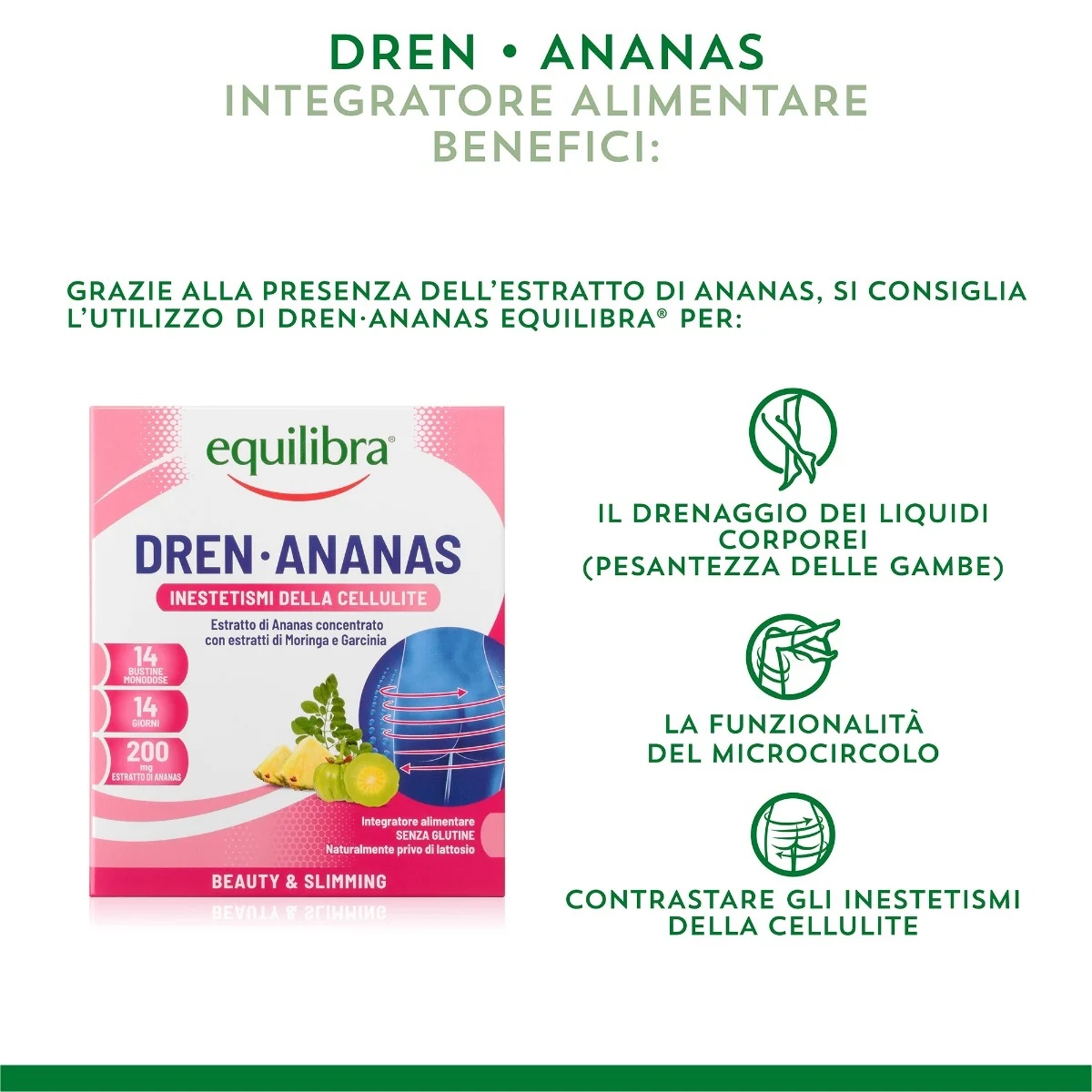 EQUILIBRA Equilibra Drena Specialist 2Pz Bem-estar microcirculatório