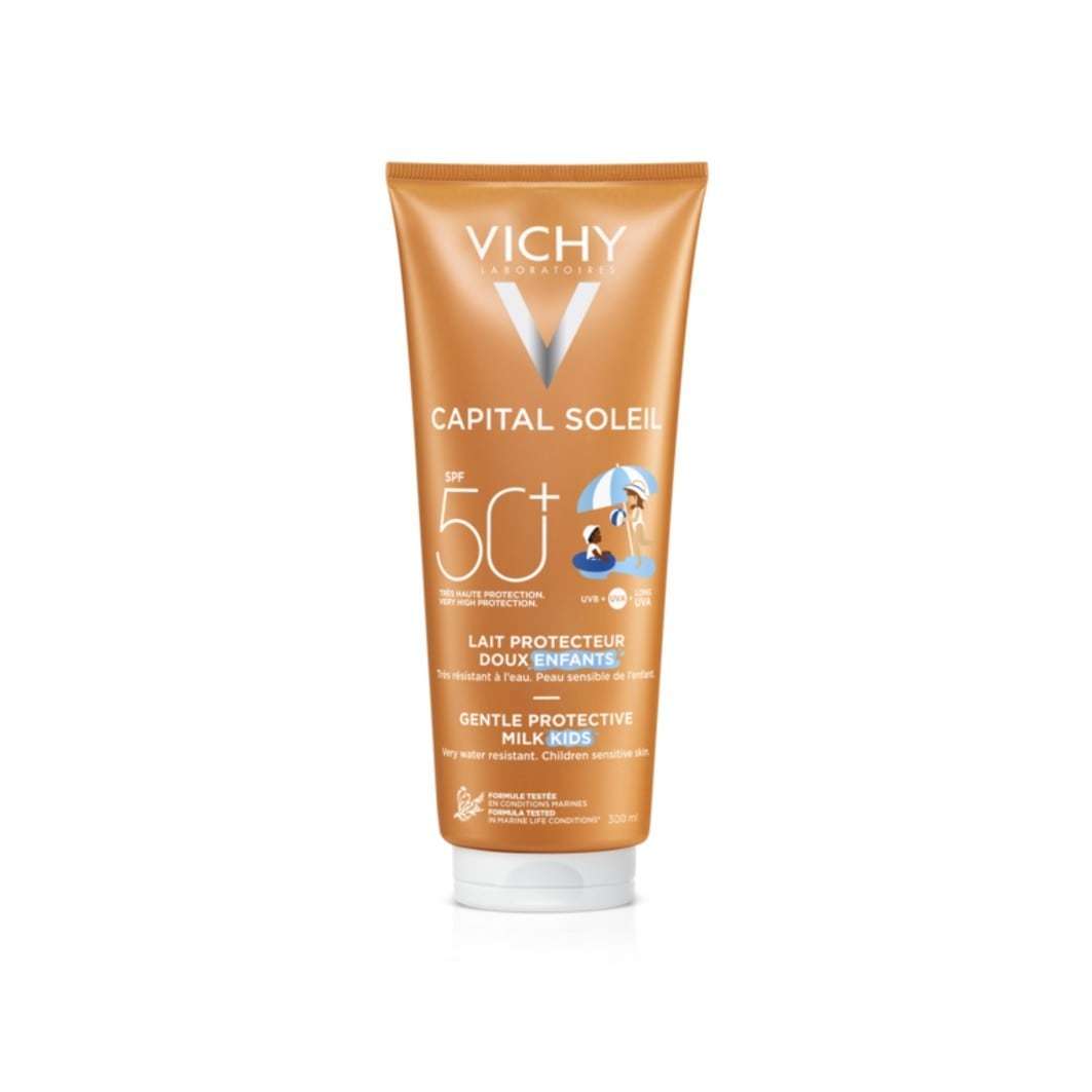 Vichy krema za sunčanje za djecu Capital Soleil nježna zaštitna losion za djecu SPF 50+ - 300 ml