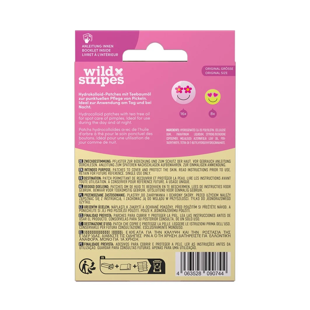 Patches Anti-Pimple Patches - Tea Tree Oil - Tratt.viso 24 ore antimperfezioni, Maschera Purificante viso, Cerotti Purificanti
