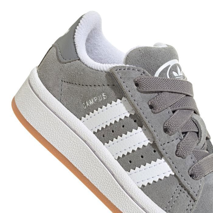 Chaussures pour Bébé - ADIDAS - Campus 00S Cf El I - Gris - Scratch - Plat