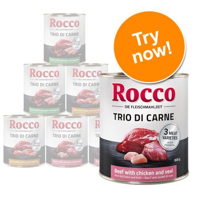 Rocco Trio di Carne Mieszany pakiet próbny 6 x 800 g