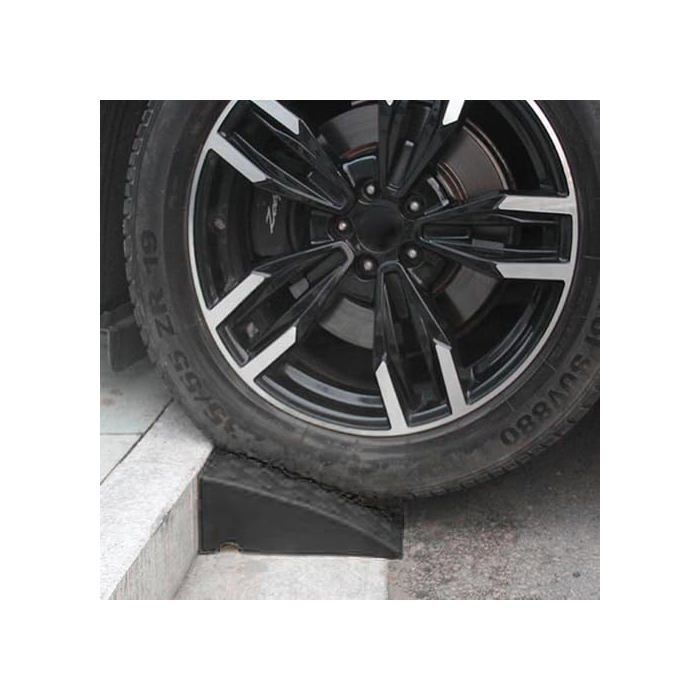 Rampa de entrada para vehículos, rampa de PVC para bordillos, rampas antideslizantes para garajes, muelles de carga, aceras, coches, camiones y motocicletas.