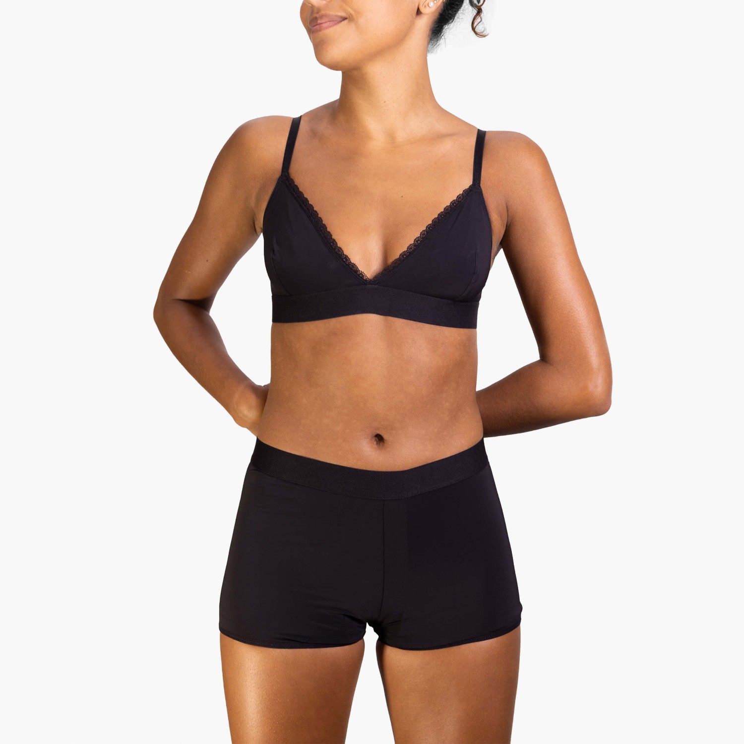RÉJEANNE Boxer Glow Noir