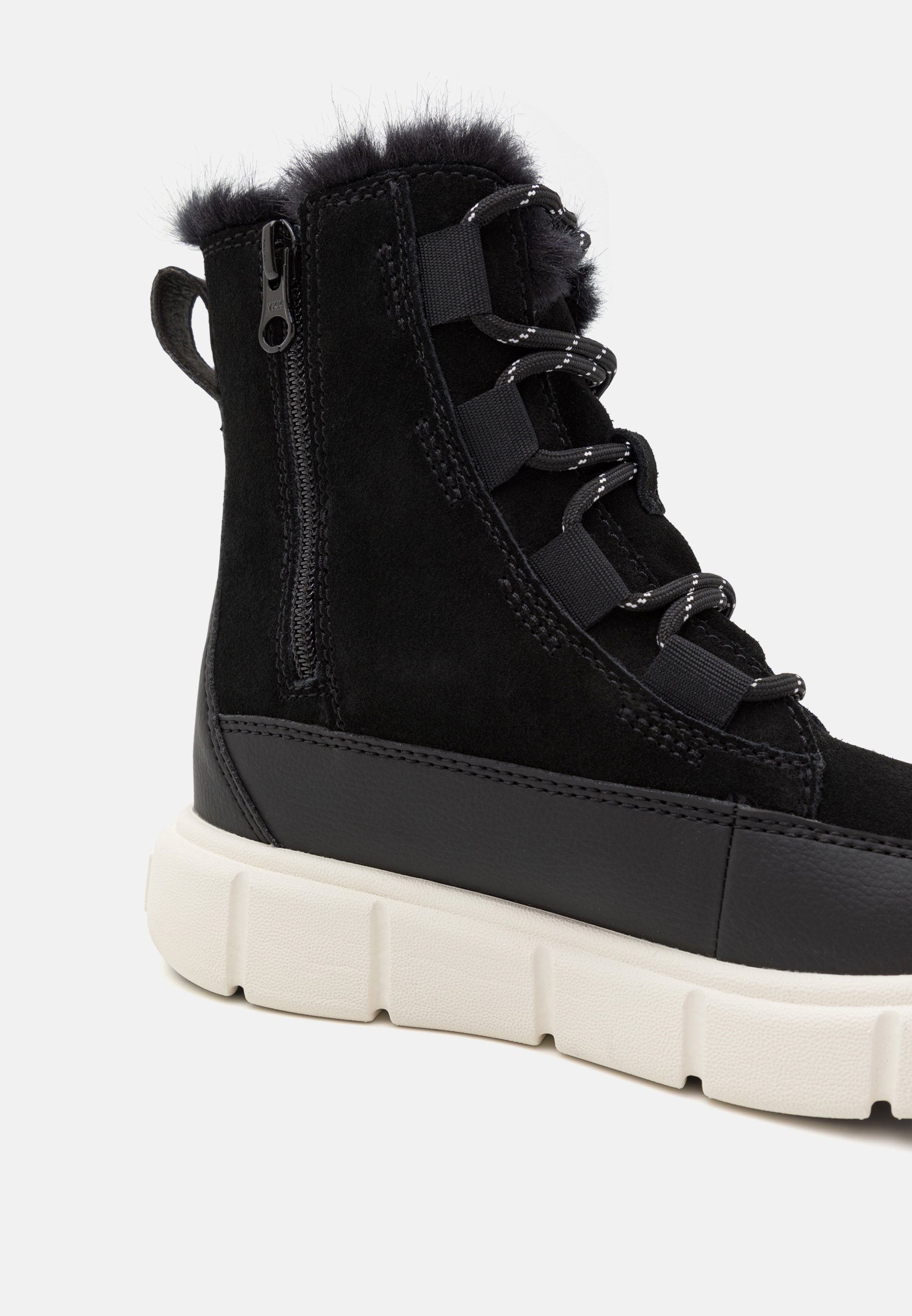 Sorel YOUTH EXPLORER UNISEX - Winterlaarzen - zwart/zeezout