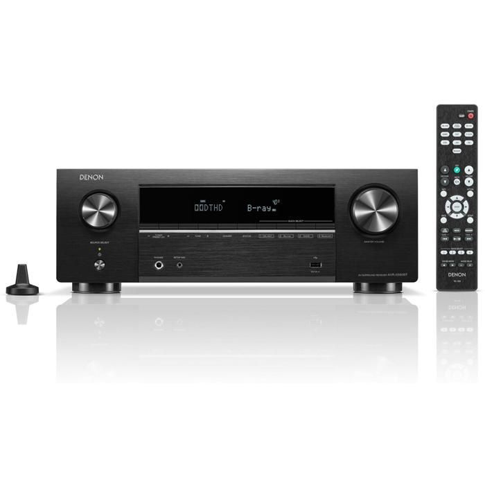 Récepteur AV - DENON - AVR-X580BT - 5.2 canaux - 70 watts - Bluetooth et HDMI