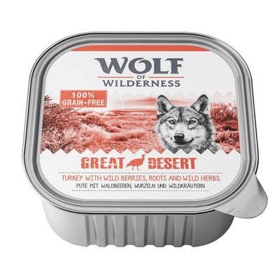 Πακέτο Προσφοράς για Ενήλικες Wolf of Wilderness 24 x 300 g