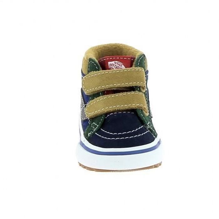 VANS SK8 Mid Relissue BB Sneakers da bambino, blu navy - Neonato - Tessuto - Lacci - Blu scuro