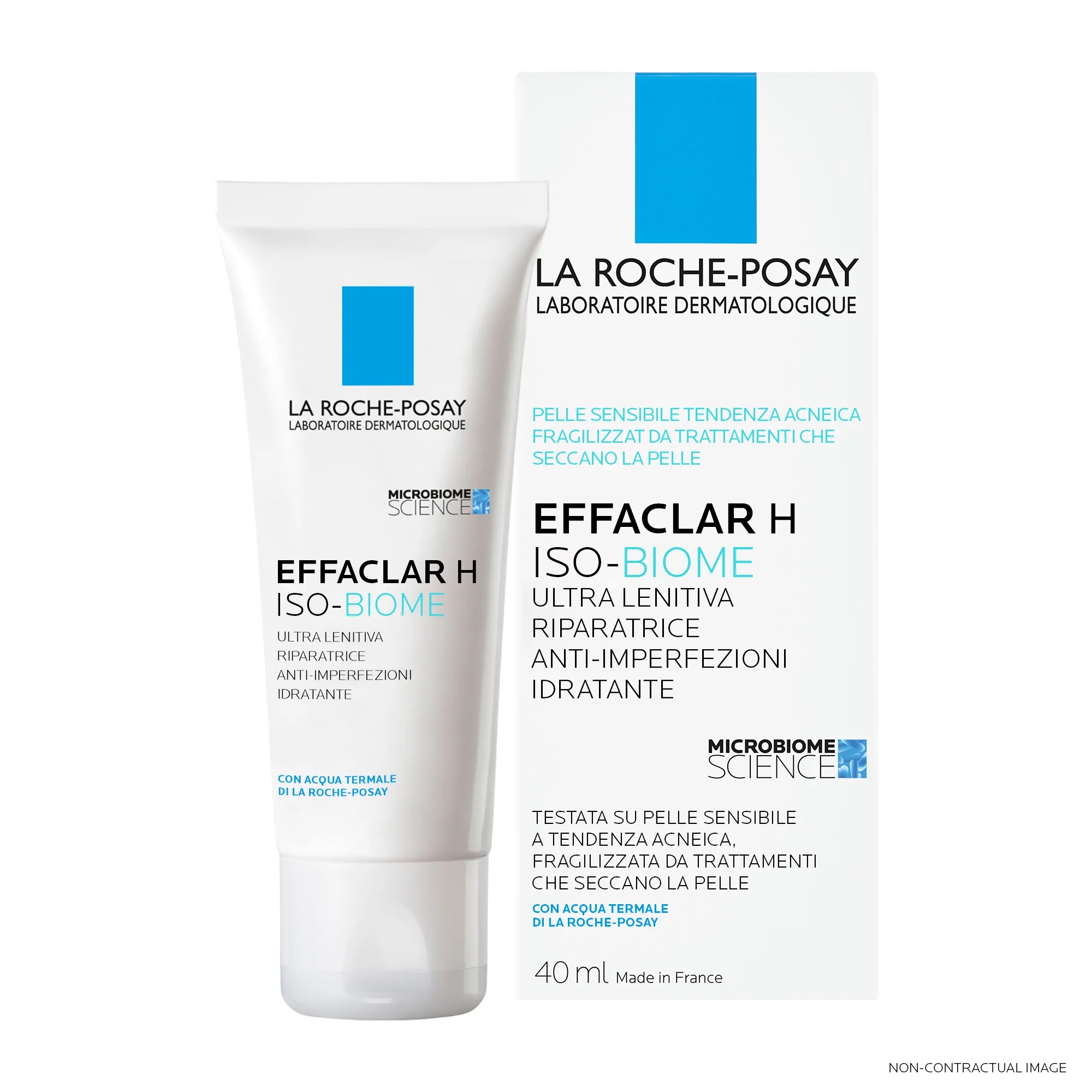 LA ROCHE POSAY La Roche Posay Effaclar H Iso Biome crème 40 ml Aide à réduire les imperfections cutanées