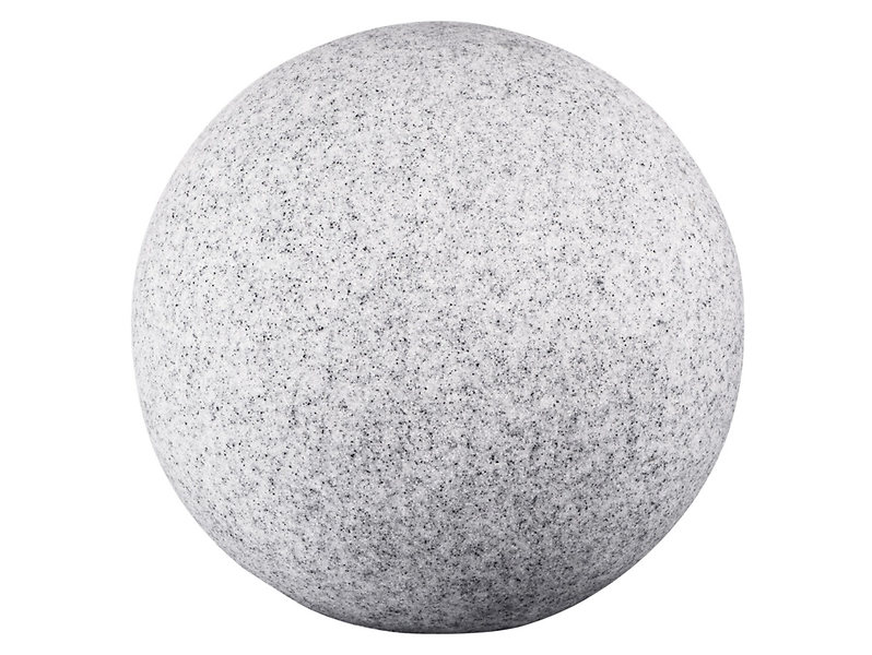 Lampa ogrodowa kula Stono 58,5 cm z tworzywa sztucznego szara