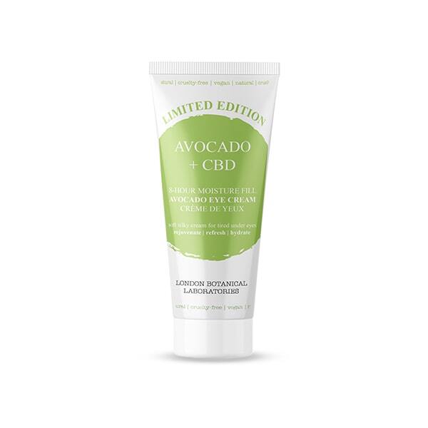 Crema contorno occhi idratante all'avocado di London Botanical Laboratories