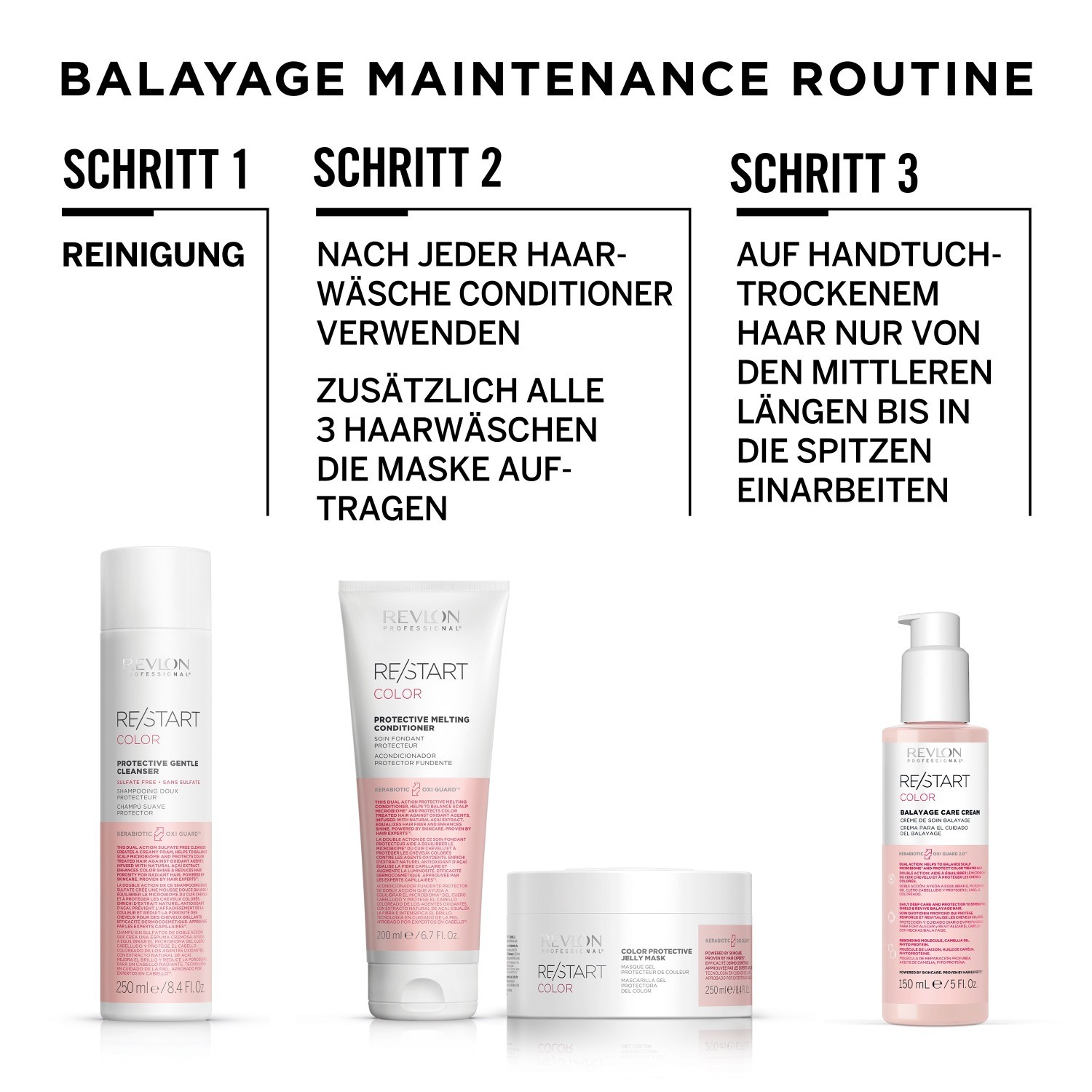 Revlon Professional krema za lase Restart COLOR Balayage negovalna krema Veganska - 150 ml