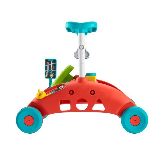 Fisher-Price tweezijdige loopwagen met een constant en regelmatig tempo HJP43