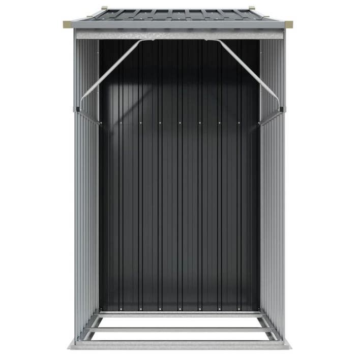 vidaXL Abri de Jardin, Cabane à Outils avec Poignées, Remise à Outils avec Toit, Abri de Rangement Terrasse, Anthracite 364518