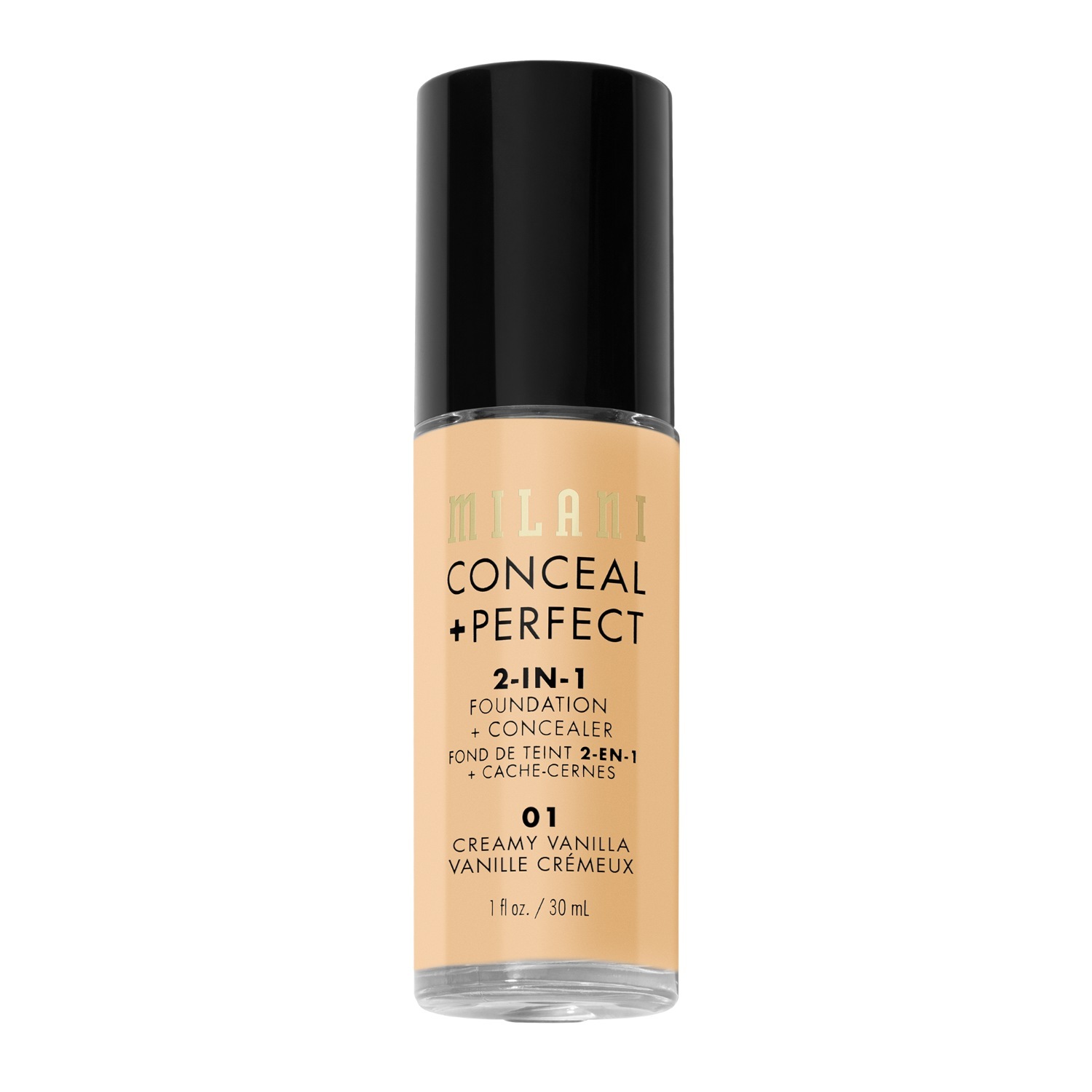 Milani Foundation 2-v-1 korektor + - 30 ml