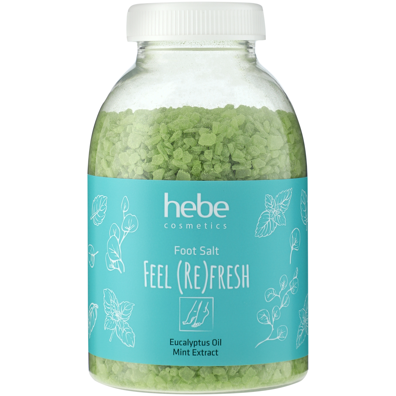 Hebe Cosmetics Balsam de săruri pentru picioare (Re)prospețime