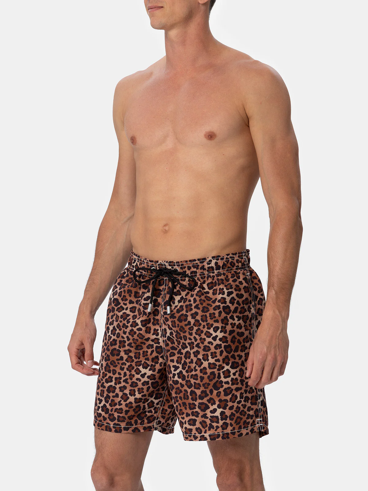 Gustavia herenbadpak met dierenprint, middellange pijpen
