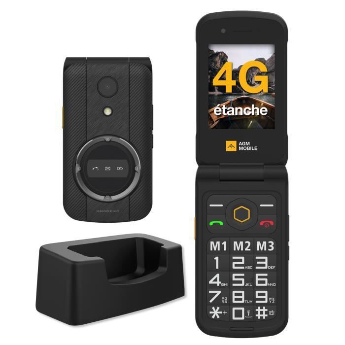Mobiltelefon - AGM - M8 - Unzerbrechlich IP68 - 4G - Große Tasten für Senioren